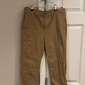 J. Crew Factory Women's Tan Cropped Pants